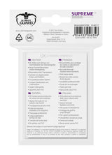 Ultimate Guard Supreme UX Sleeves Standardgröße Weiß (50)