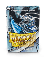 Dragon Shield Small Sleeves - Matte Clear (60 Sleeves)