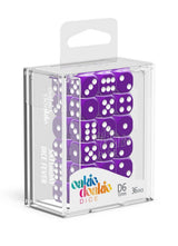 Oakie Doakie Dice W6 Würfel 12 mm Solid - Lila (36)