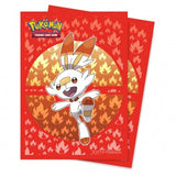 Ultra Pro - Deck Protector Sleeves - Pokemon Sword and Shield Galar Starters Scorbunny (65 Sleeves)