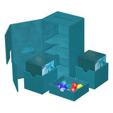 Ultimate Guard Twin Flip`n`Tray 200+ XenoSkin Monocolor Petrolblau