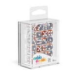 Oakie Doakie Dice W6 Würfel 12 mm Gemidice - Silver-Rust (36)
