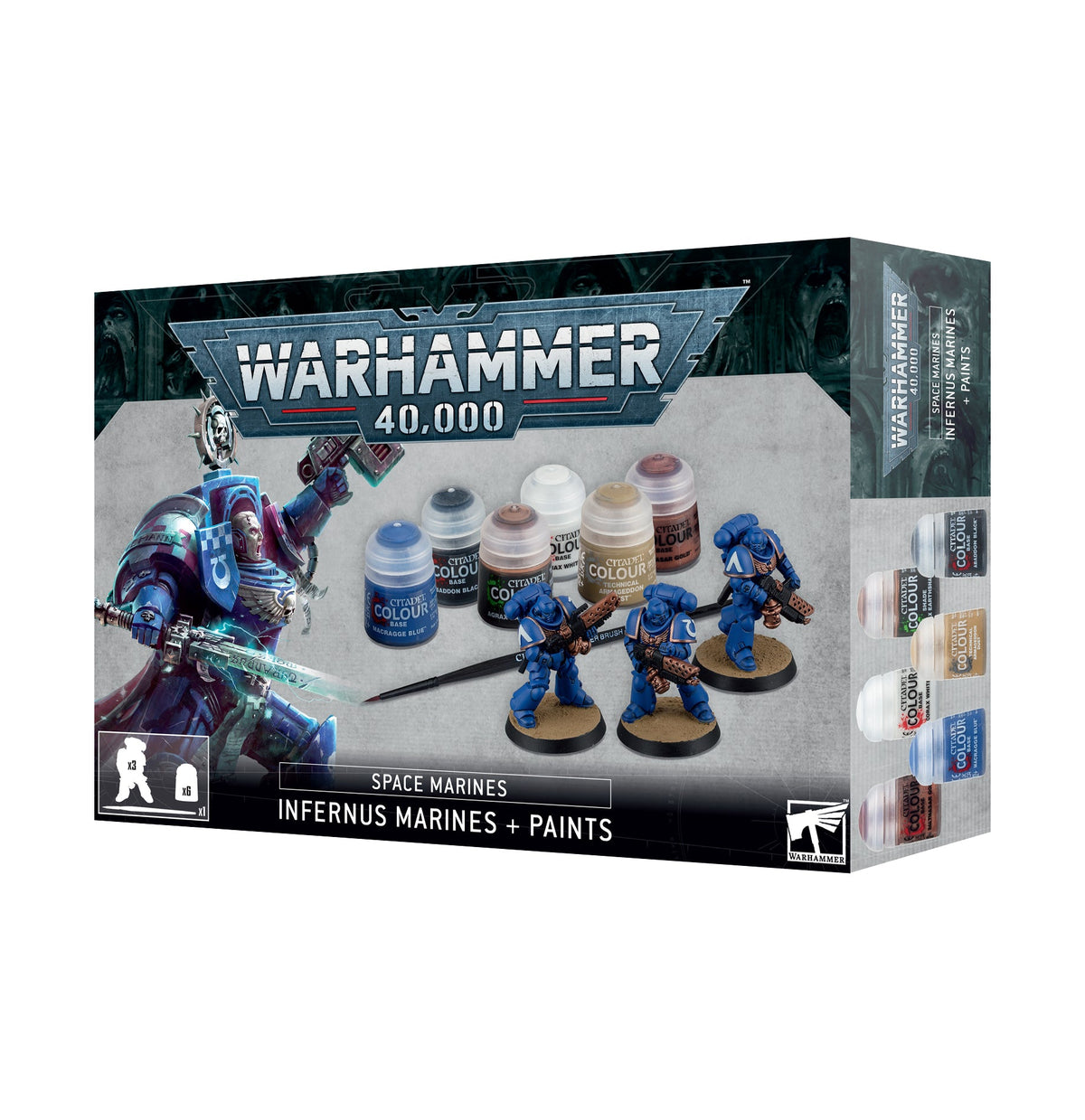 Warhammer 40.000 Space Marines Infernus Marines and Paints