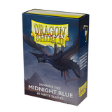 Dragon Shield Japanese Size Matte Sleeves - Midnight Blue (60 Sleeves)