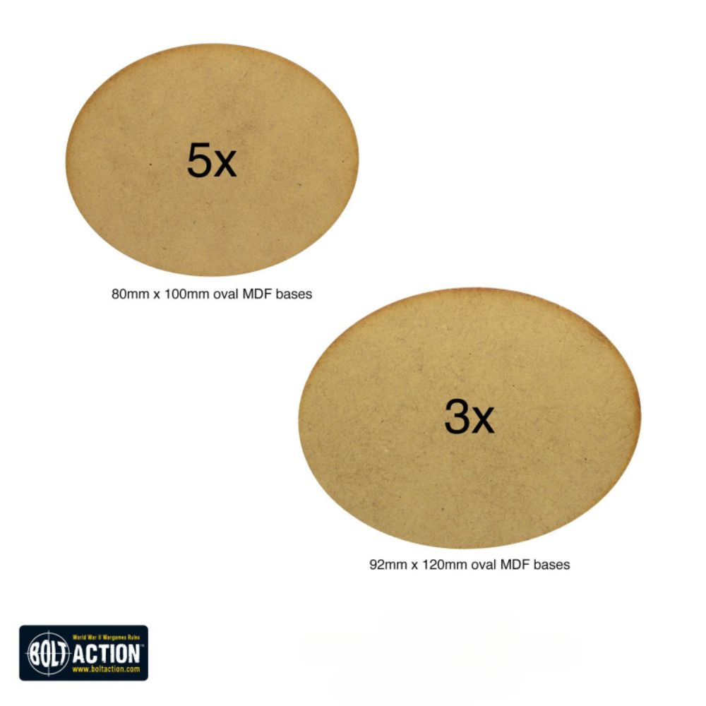 Gun Emplacement Oval Bases