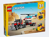 LEGO Creator Tieflader mit Hubschrauber