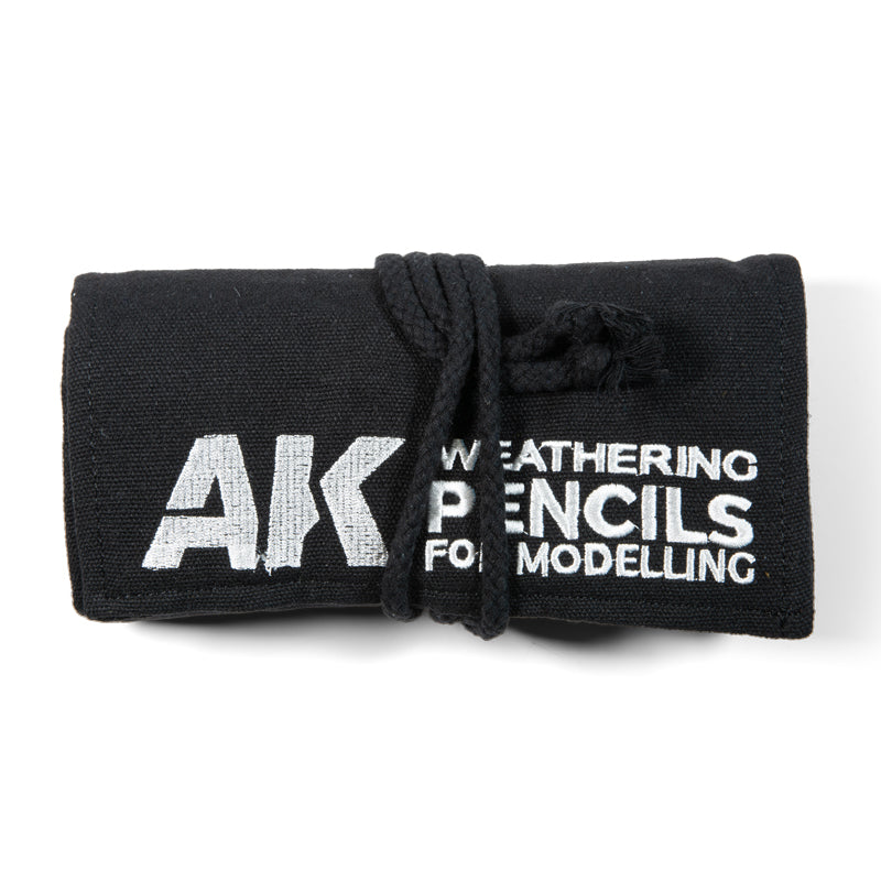 AK Interactive Weathering Pencils Full Range Cloth Case (37 Waterpencil Colors)
