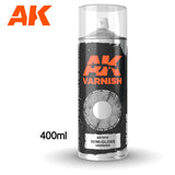 AK Interactive Semi-Gloss varnish - Spray 400 ml