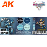 AK Interactive Wargame Set. Blue Armor