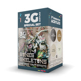 AK Interactive Wargame Color Set. Bones And Skeletons.