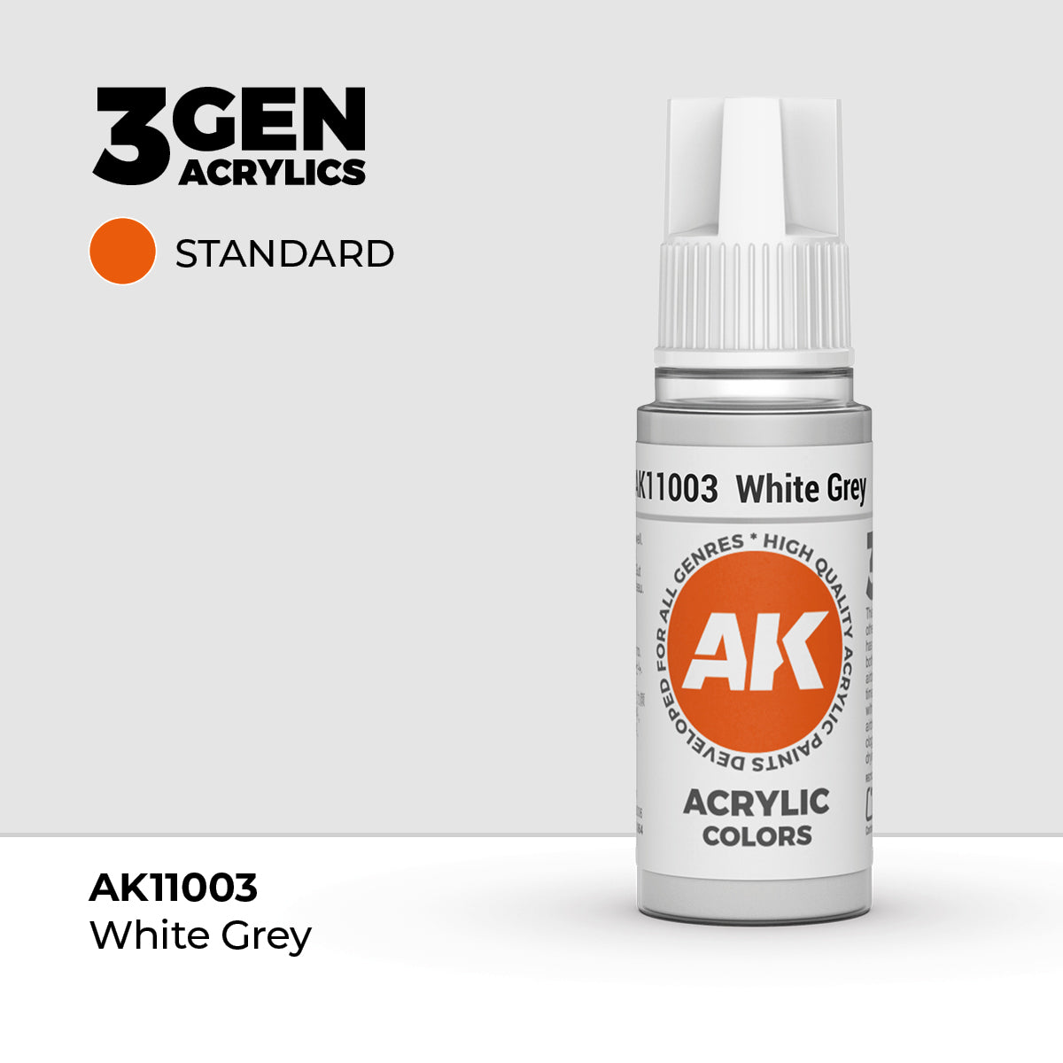 AK Interactive 3GEN White Grey 17ml