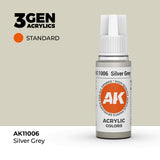 AK Interactive 3GEN Silver Grey 17ml
