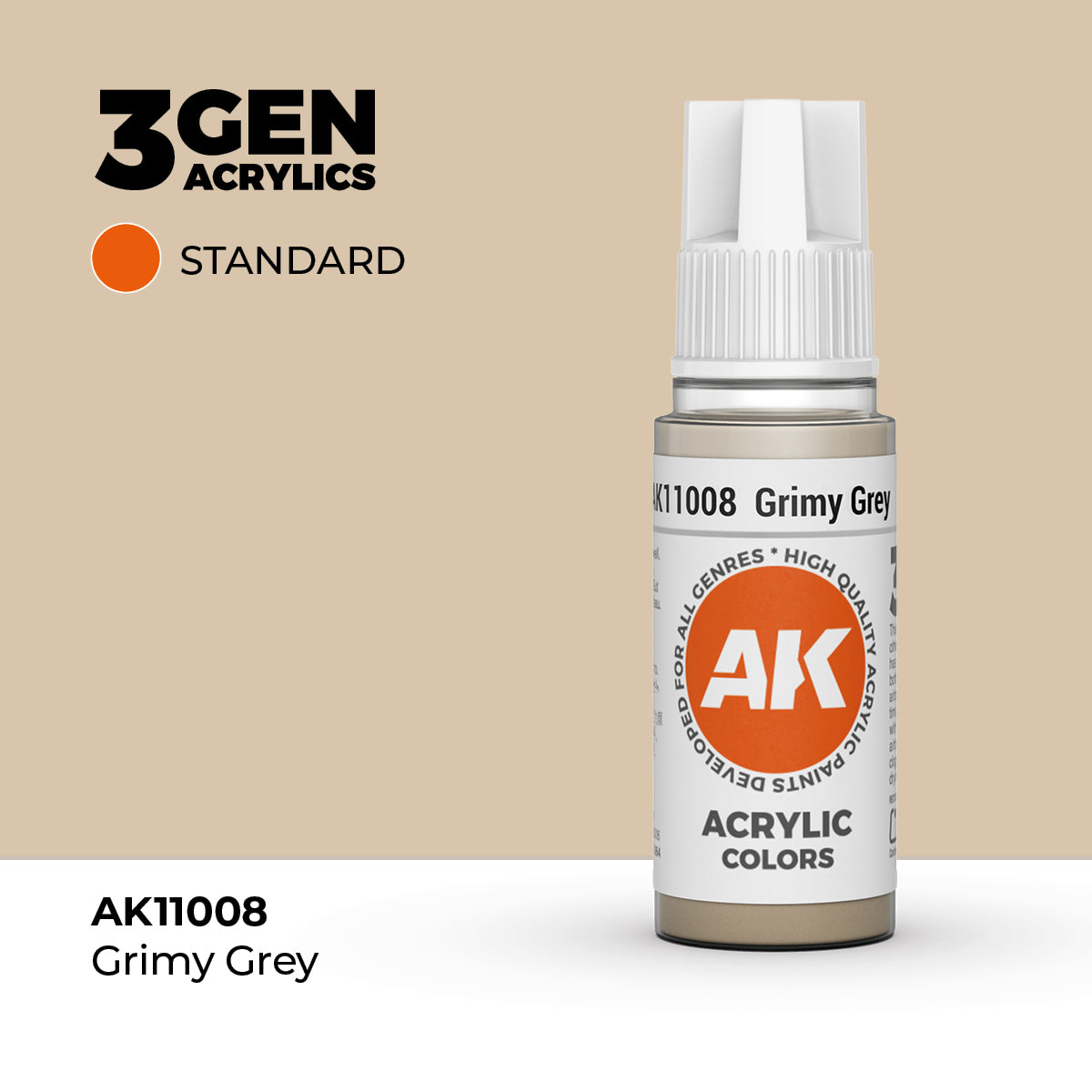 AK Interactive 3GEN Grimy Grey 17ml