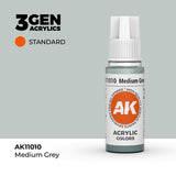 AK Interactive 3GEN Medium Grey 17ml