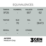AK Interactive 3GEN Medium Grey 17ml