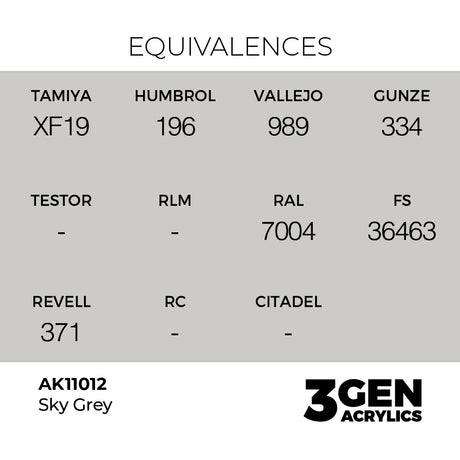 AK Interactive 3GEN Sky Grey 17ml