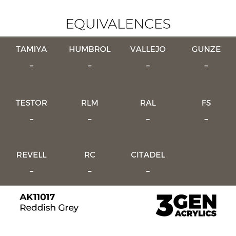 AK Interactive 3GEN Reddish Grey 17ml