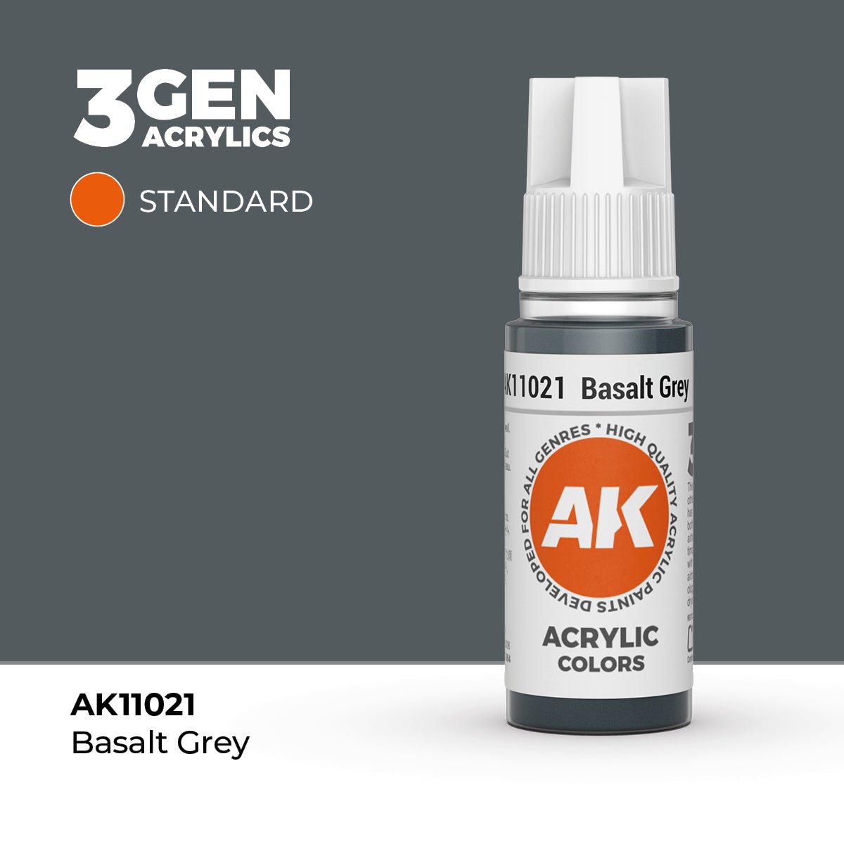 AK Interactive 3GEN Basalt Grey 17ml