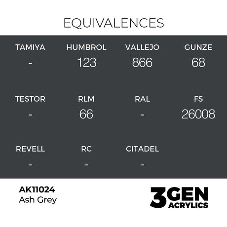 AK Interactive 3GEN Ash Grey 17ml