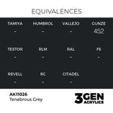 AK Interactive 3GEN Tenebrous Grey 17ml