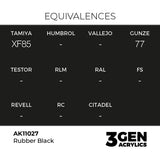 AK Interactive 3GEN Rubber Black 17ml