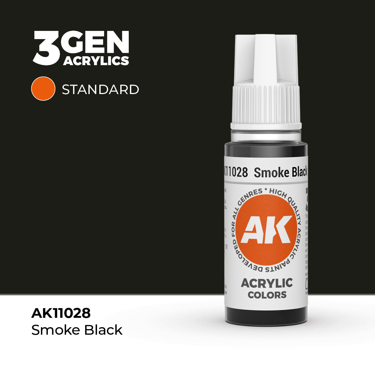 AK Interactive 3GEN Smoke Black 17ml