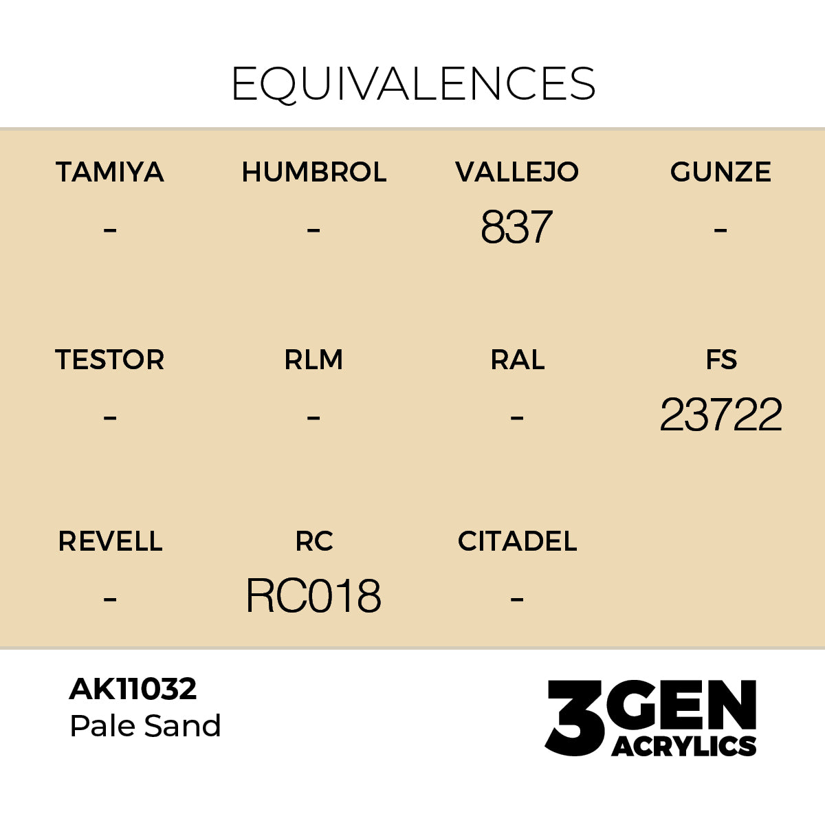 AK Interactive 3GEN Pale Sand 17ml