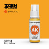AK Interactive 3GEN Dirty Yellow 17ml