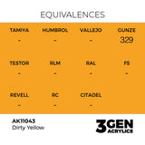 AK Interactive 3GEN Dirty Yellow 17ml