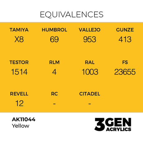 AK Interactive 3GEN Yellow 17ml