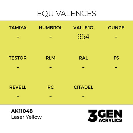 AK Interactive 3GEN Laser Yellow 17ml