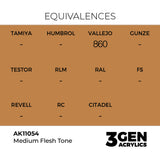 AK Interactive 3GEN Medium Flesh Tone 17ml