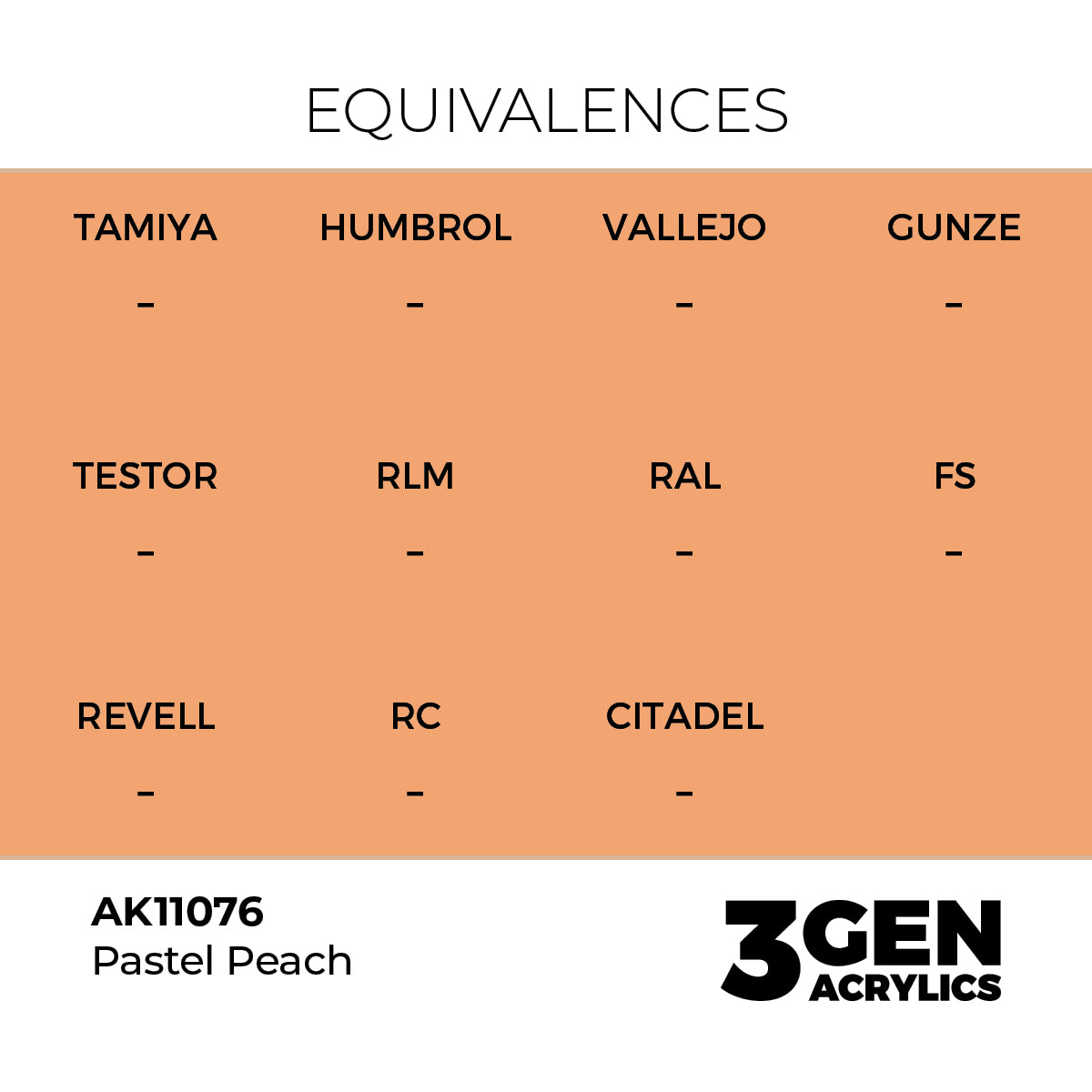 AK Interactive 3GEN Pastel Peach 17ml