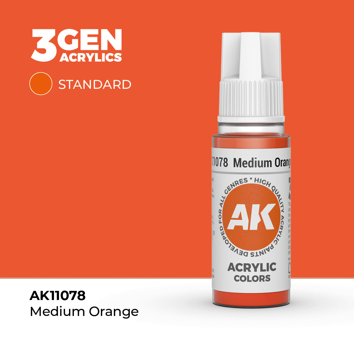 AK Interactive 3GEN Medium Orange 17ml