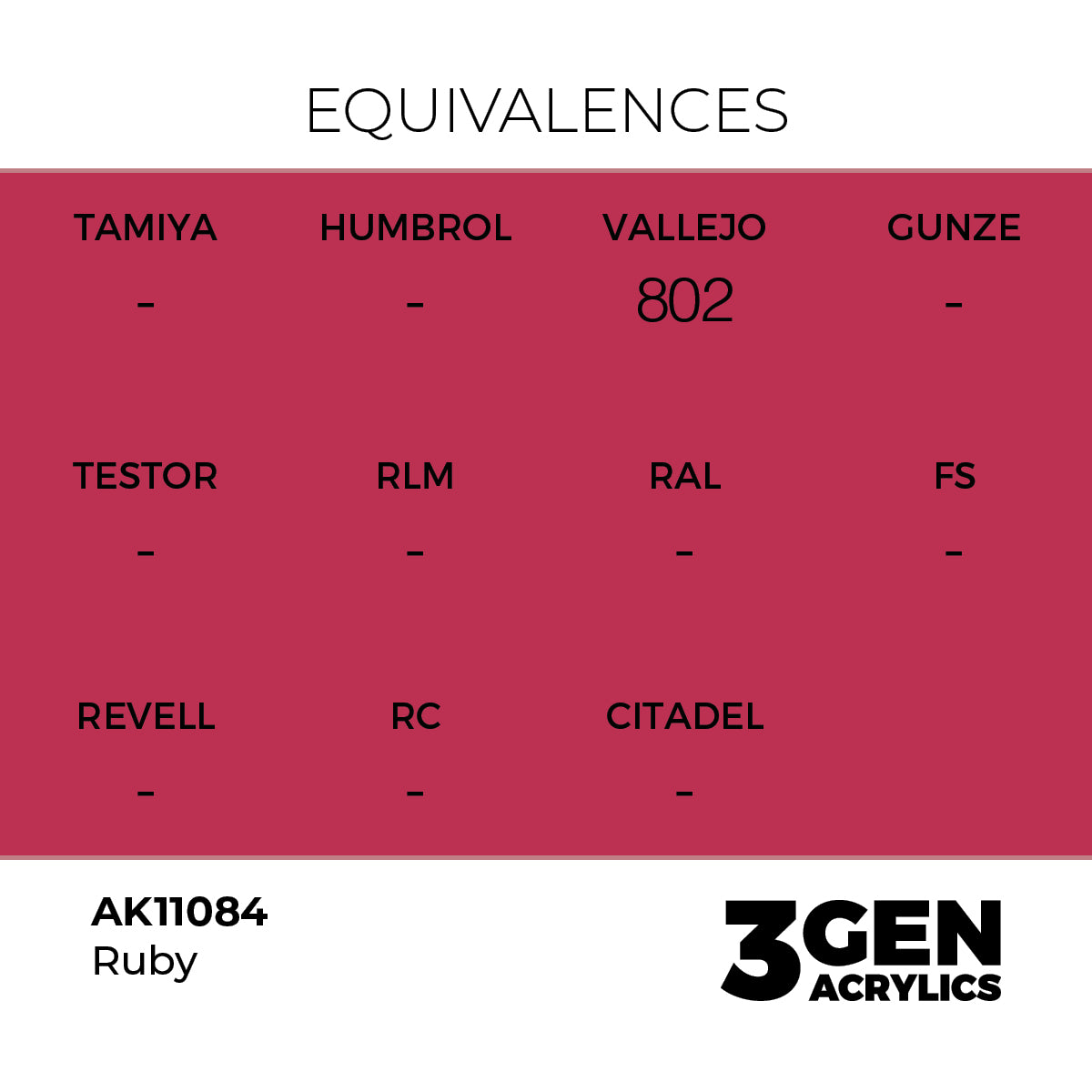 AK Interactive 3GEN Ruby 17ml
