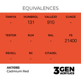 AK Interactive 3GEN Cadmium Red 17ml