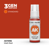 AK Interactive 3GEN Matt Red 17ml
