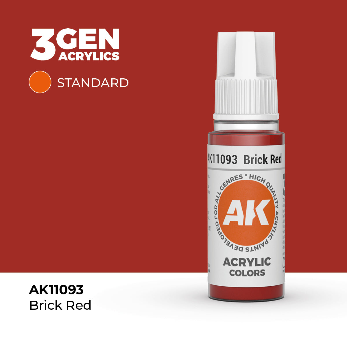 AK Interactive 3GEN Brick Red 17ml