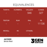 AK Interactive 3GEN Brick Red 17ml