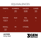 AK Interactive 3GEN Dirty Red 17ml