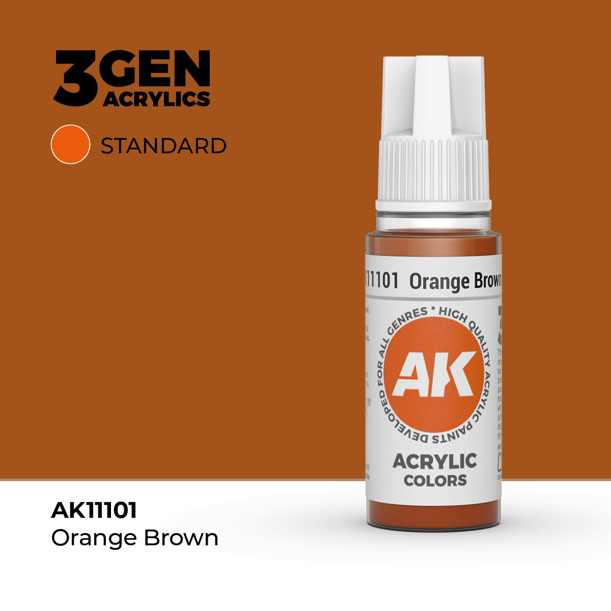 AK Interactive 3GEN Orange Brown 17ml