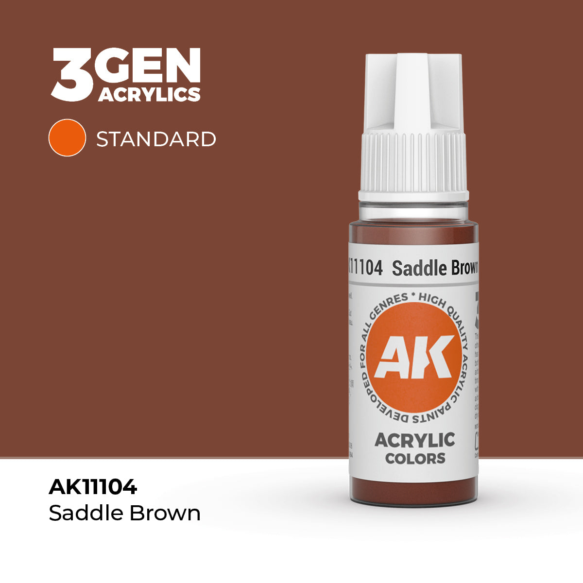 AK Interactive 3GEN Saddle Brown 17ml