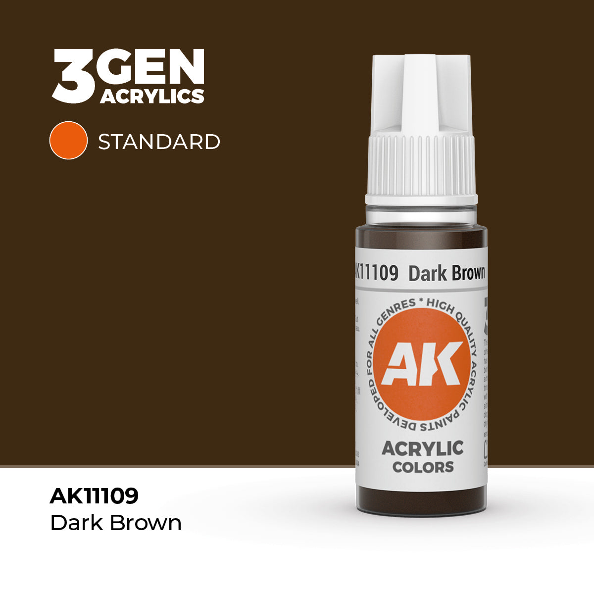 AK Interactive 3GEN Dark Brown 17ml