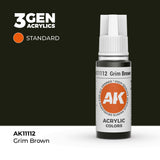 AK Interactive 3GEN Grim Brown 17ml