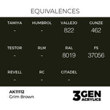 AK Interactive 3GEN Grim Brown 17ml