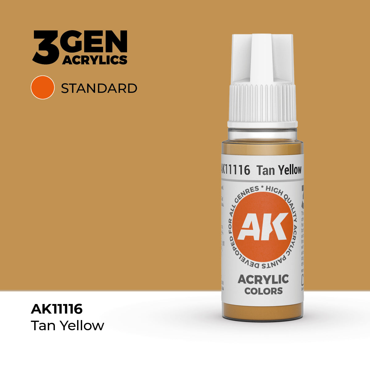AK Interactive 3GEN Tan Yellow 17ml