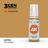 AK Interactive 3GEN Tan Yellow 17ml