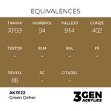 AK Interactive 3GEN Green Ocher 17ml
