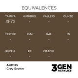 AK Interactive 3GEN Grey Brown 17ml