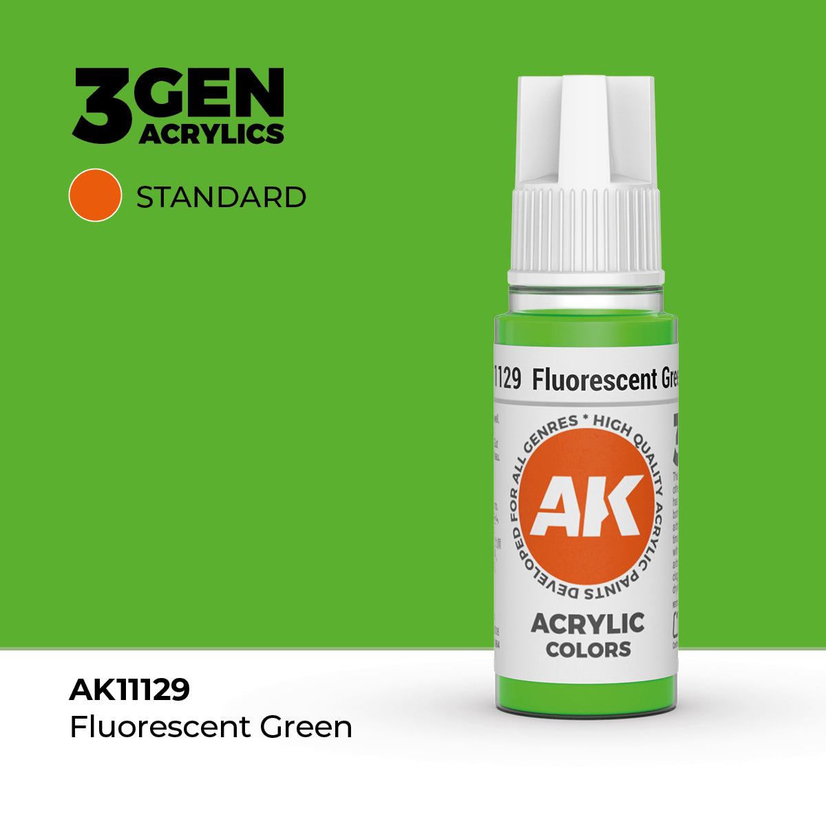 AK Interactive 3GEN Fluorescent Green 17ml